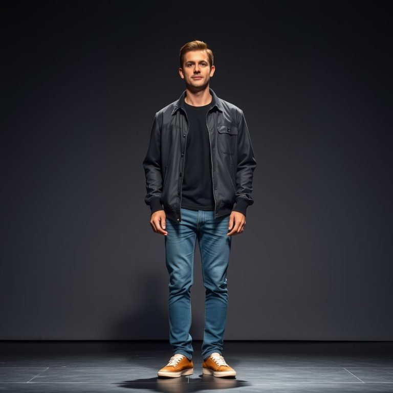Michael Patrick Kelly wzrost - artysta w pełnej postaci na scenie