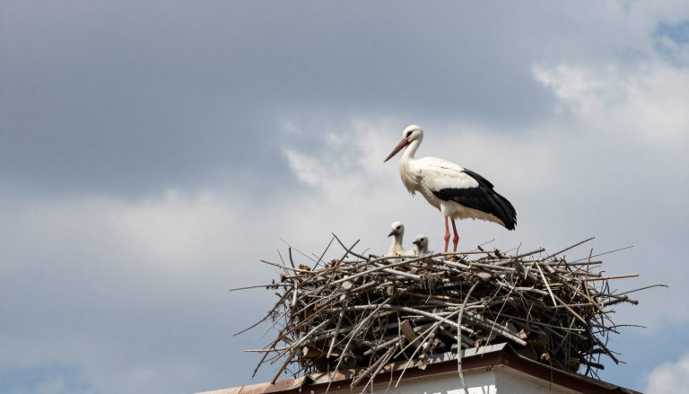 dlaczego bociany wyrzucają pisklęta z gniazda podczas suszy