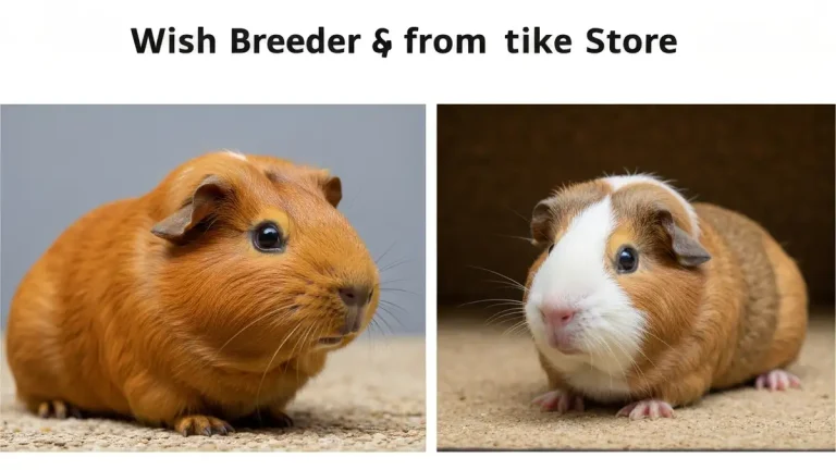 Porównanie świnki morskiej z hodowli i ze sklepu zoologicznego - która lepsza do domu